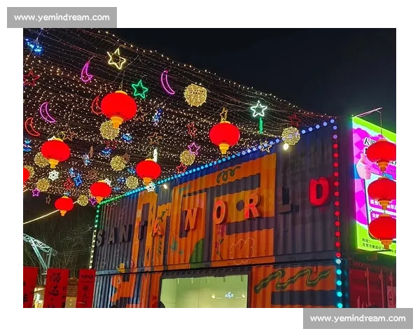 灯火辉煌人潮涌动欢声笑语交织成一场气氛热烈的盛大狂欢之夜